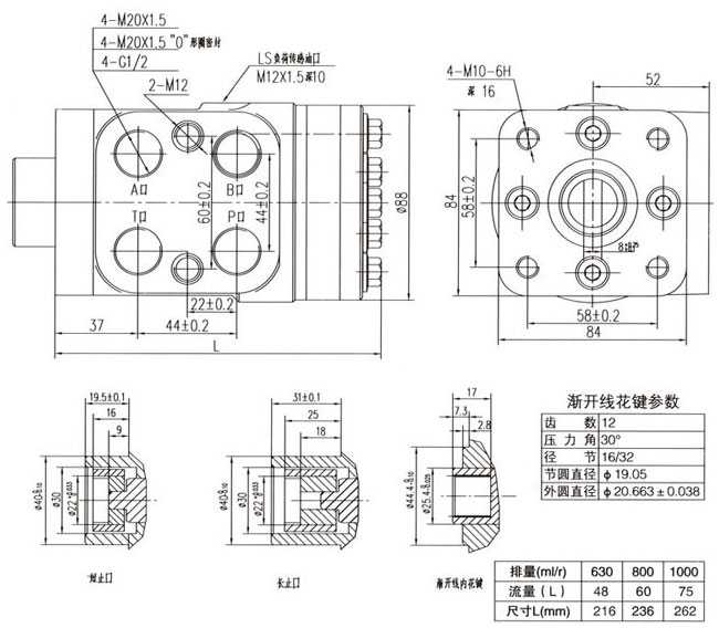 流量放大（dà）係列液壓轉向（xiàng）器